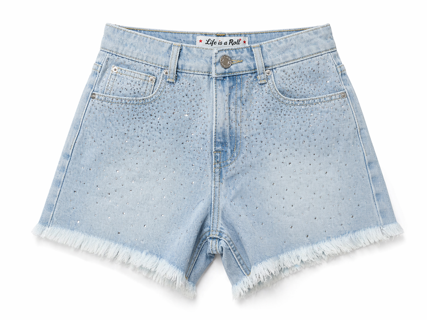 Shorts Jeans Brillantini Art 8169