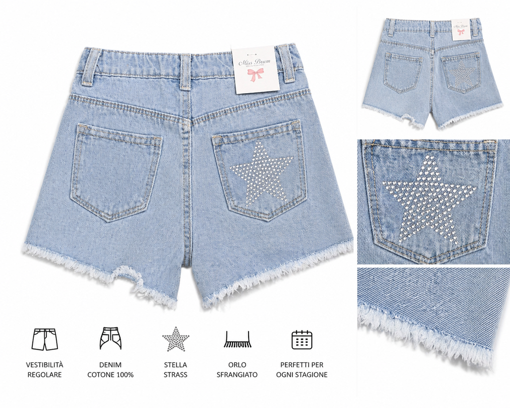 Shorts Stella e Napoli Art 1084