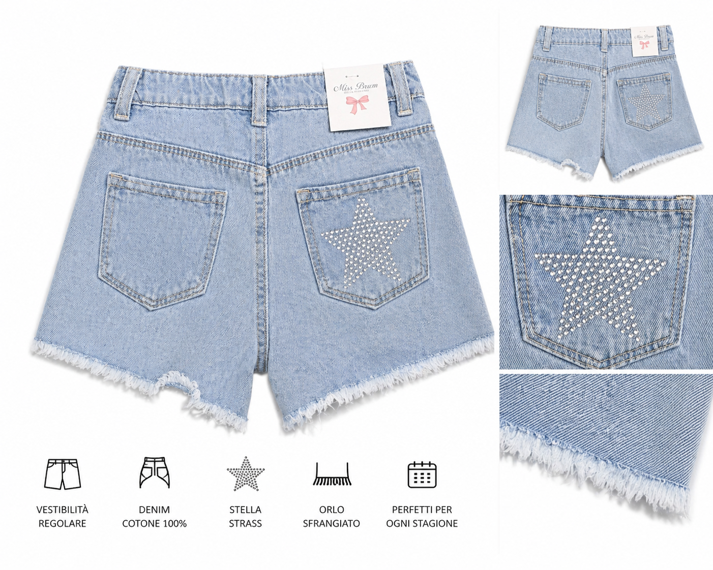 Shorts Stella e Napoli Art 1084