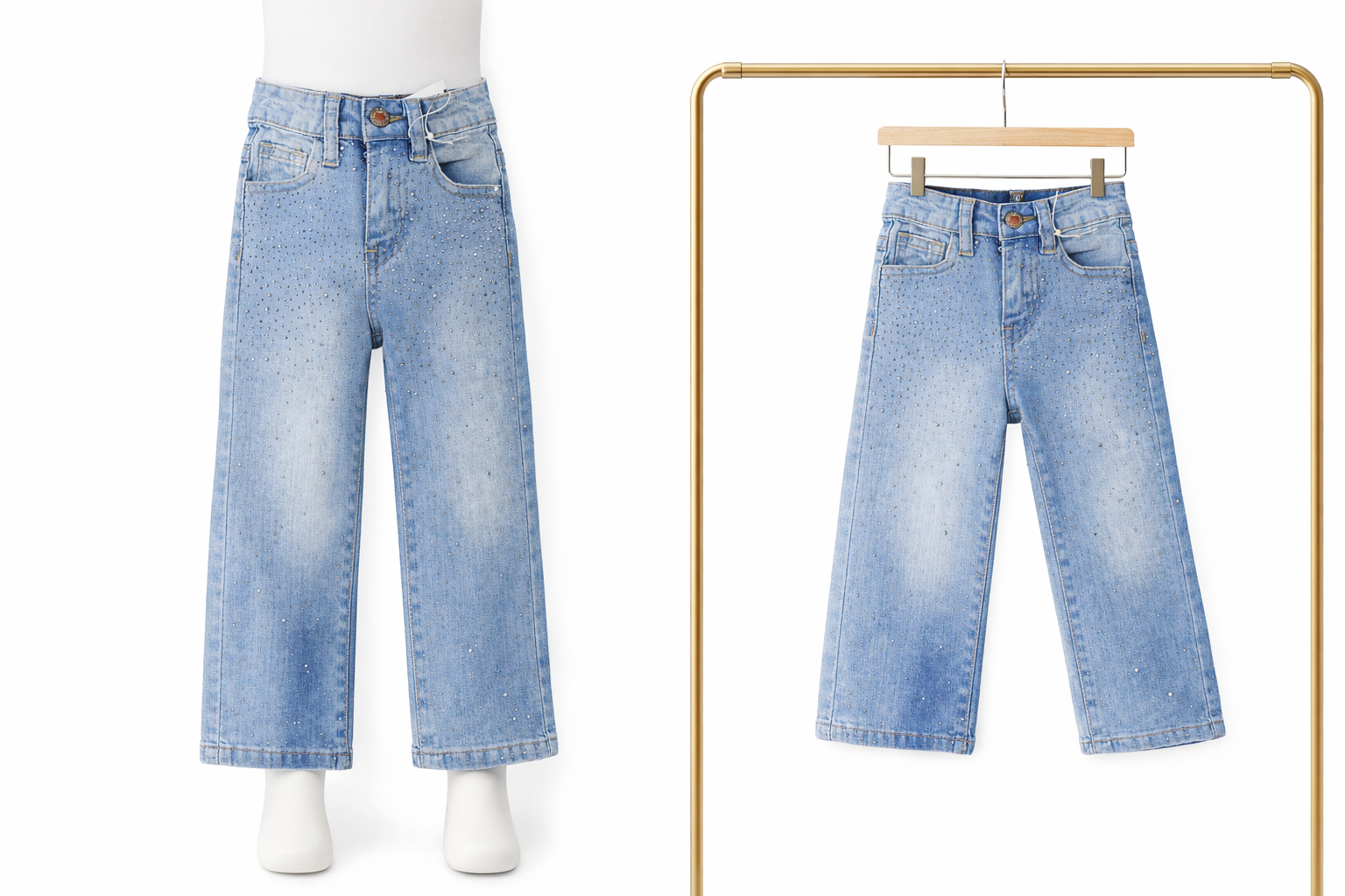 Jeans con Brillantini baby art 8166 Immagine principale del prodotto