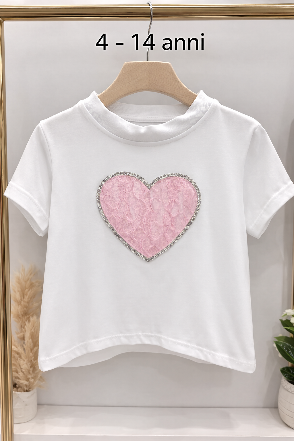 T-shirt Cuore Allegro Immagine principale del prodotto