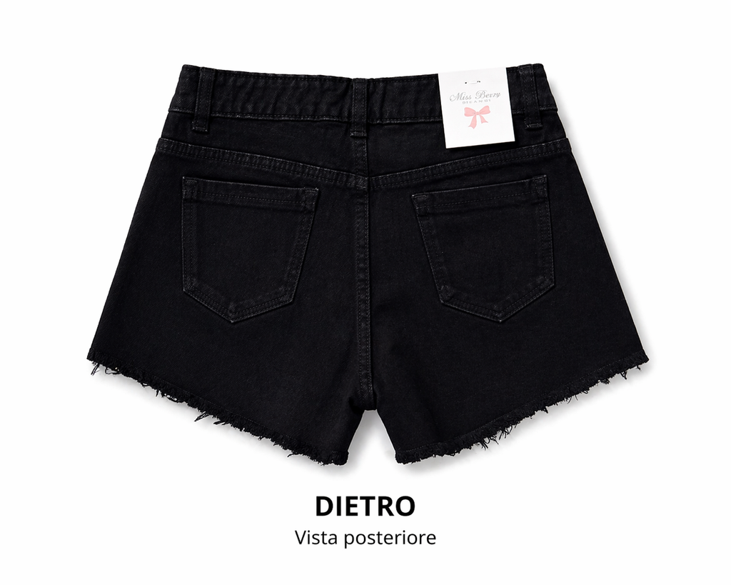 Shorts Black Brillanti Art 1103