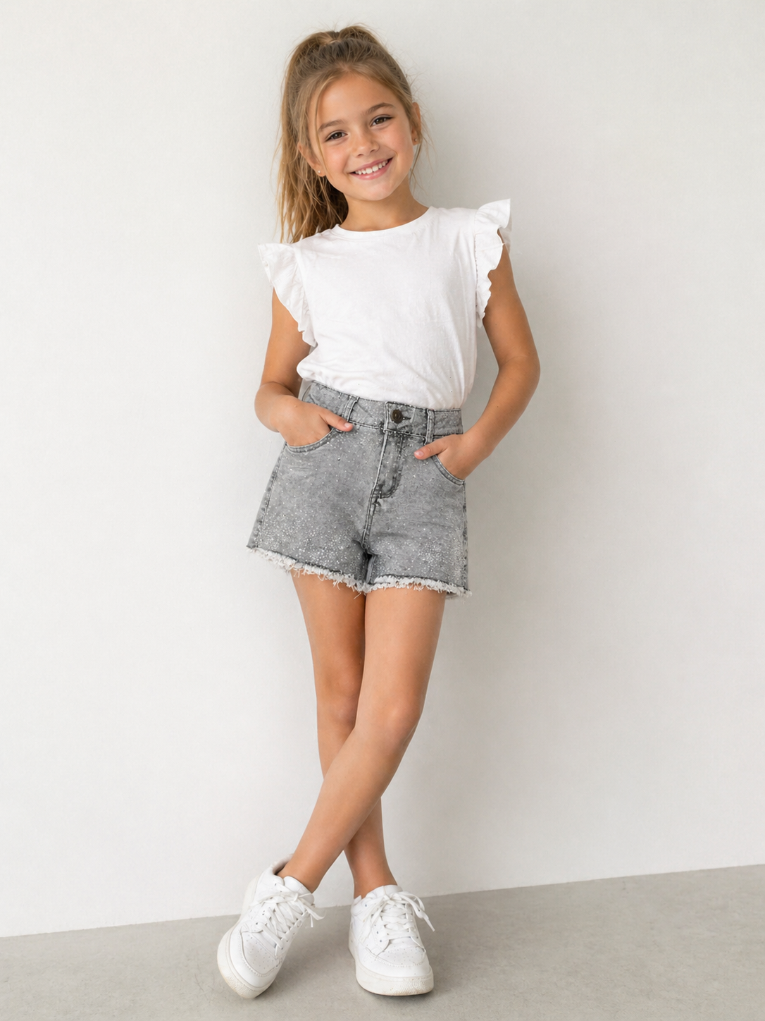 Shorts Luisa Black Art V8-314