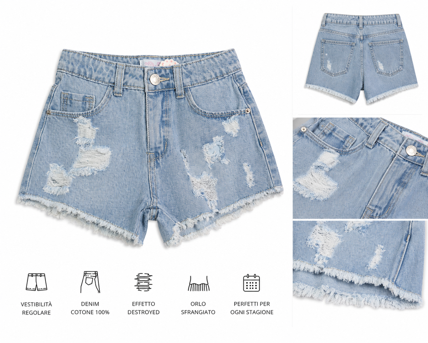 Shorts Stella e Napoli Art 1084