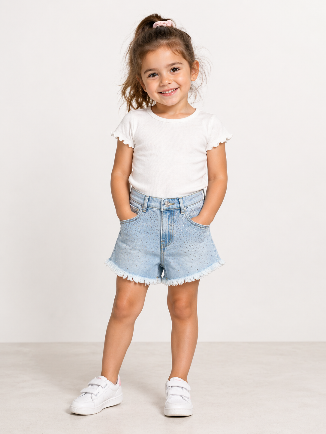 Shorts Jeans Brillantini Art 8169
