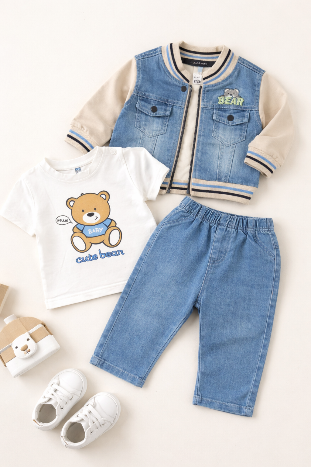 Jeans e Coccole 3 Pezzi Immagine secondaria del prodotto