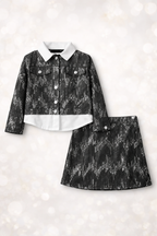 Cordinato in Denim a 2 Pezzi