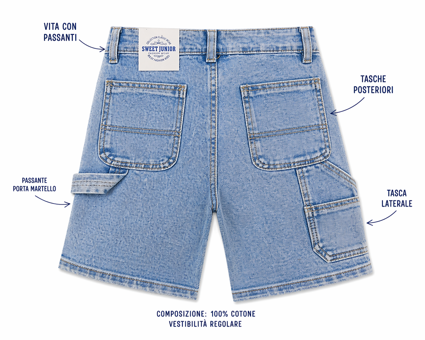 Bermuda Denim Kids Art ZS 316