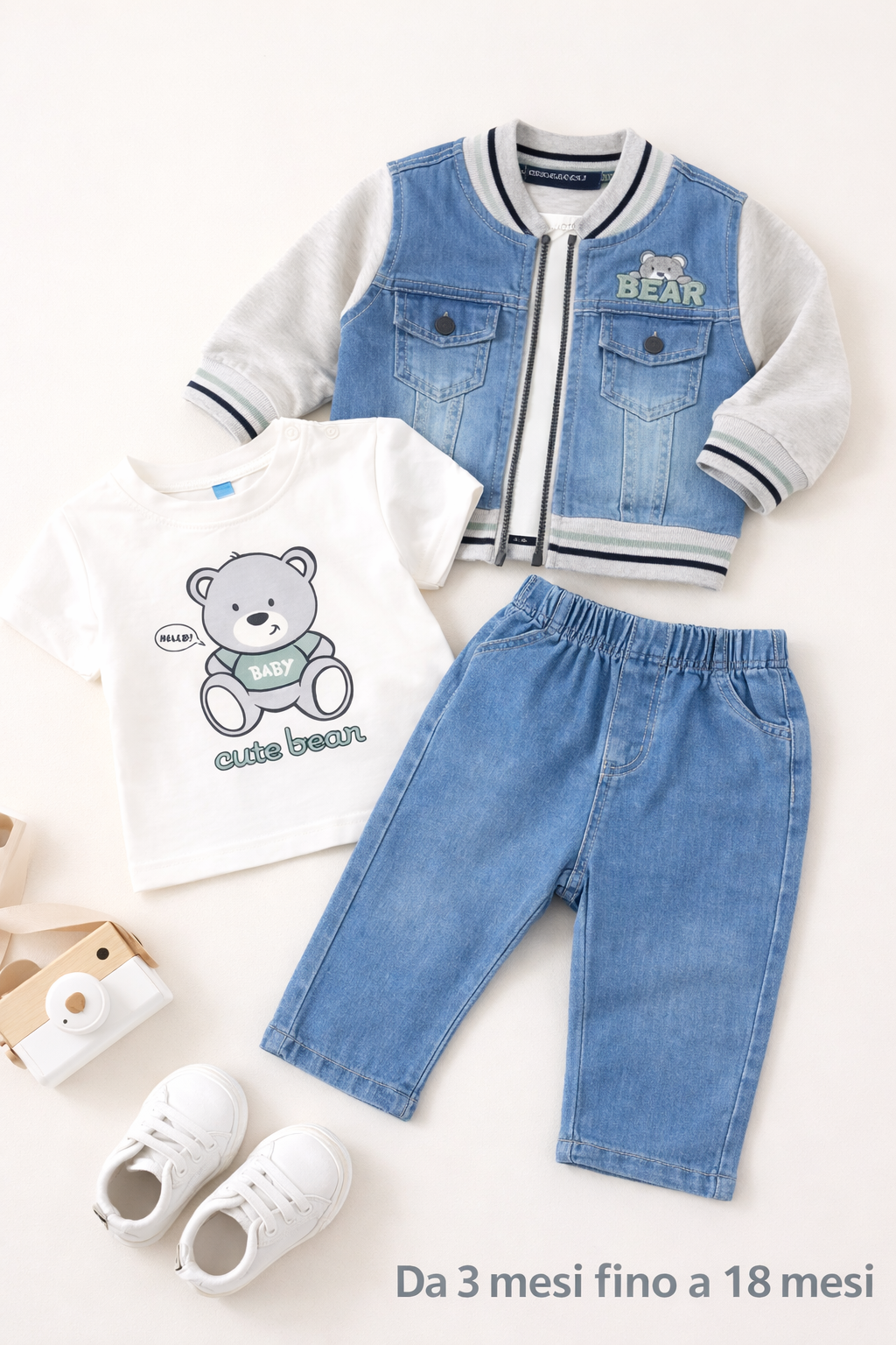 Jeans e Coccole 3 Pezzi